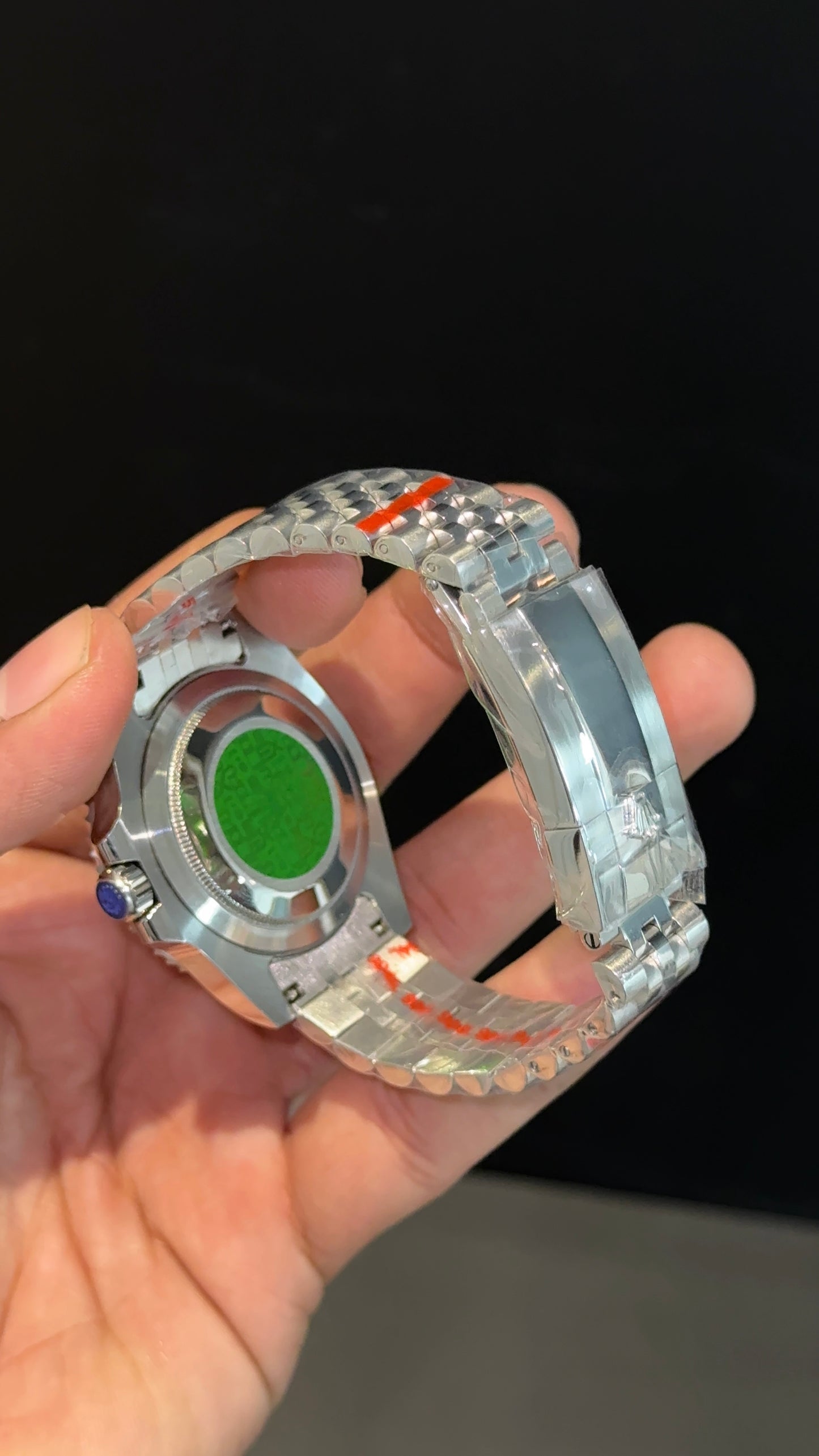 GMT Batman | Silver Jubilee Chain | Black Dial