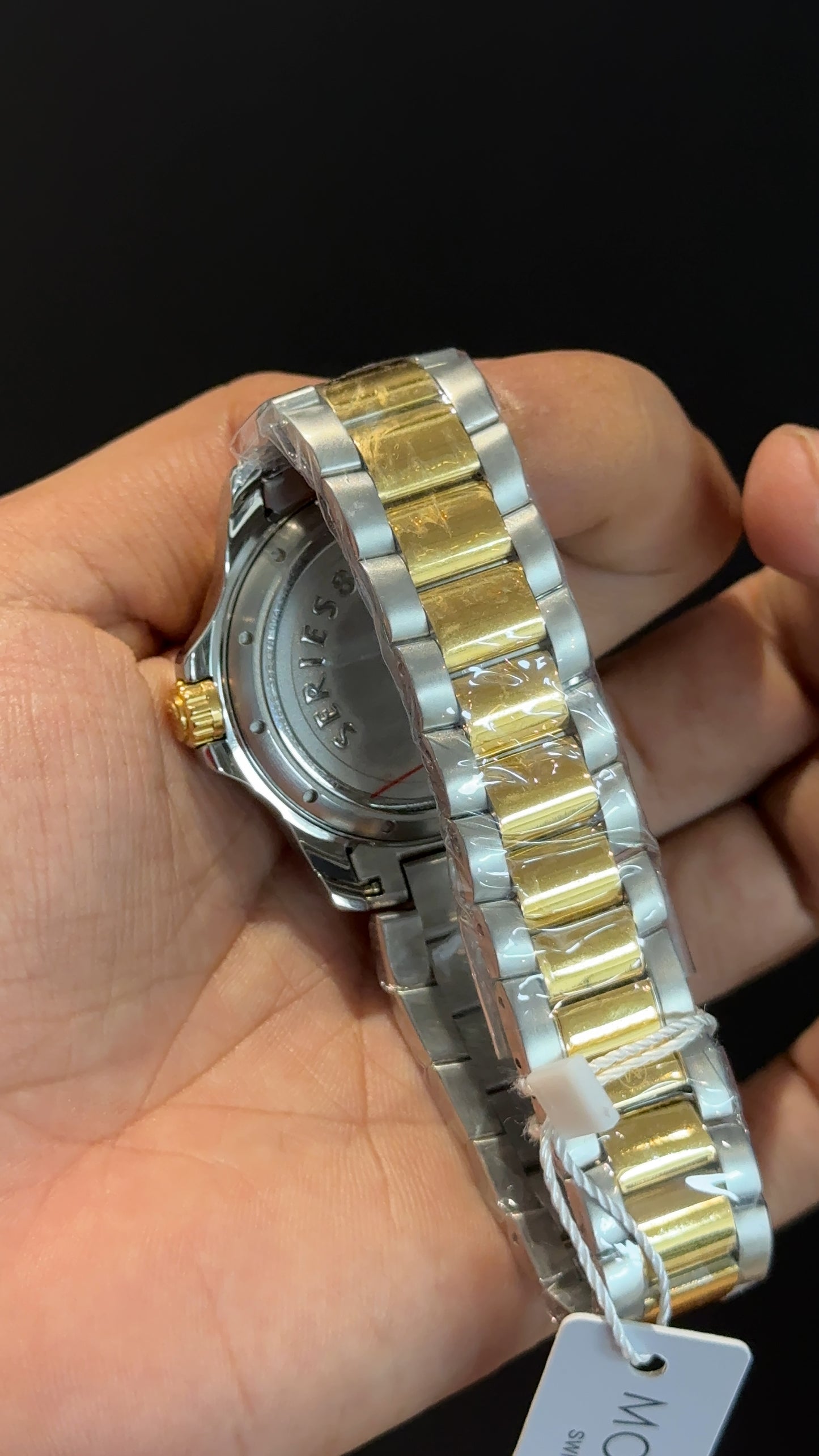 Movado | Gold Two Tone | Blue Plain Dial