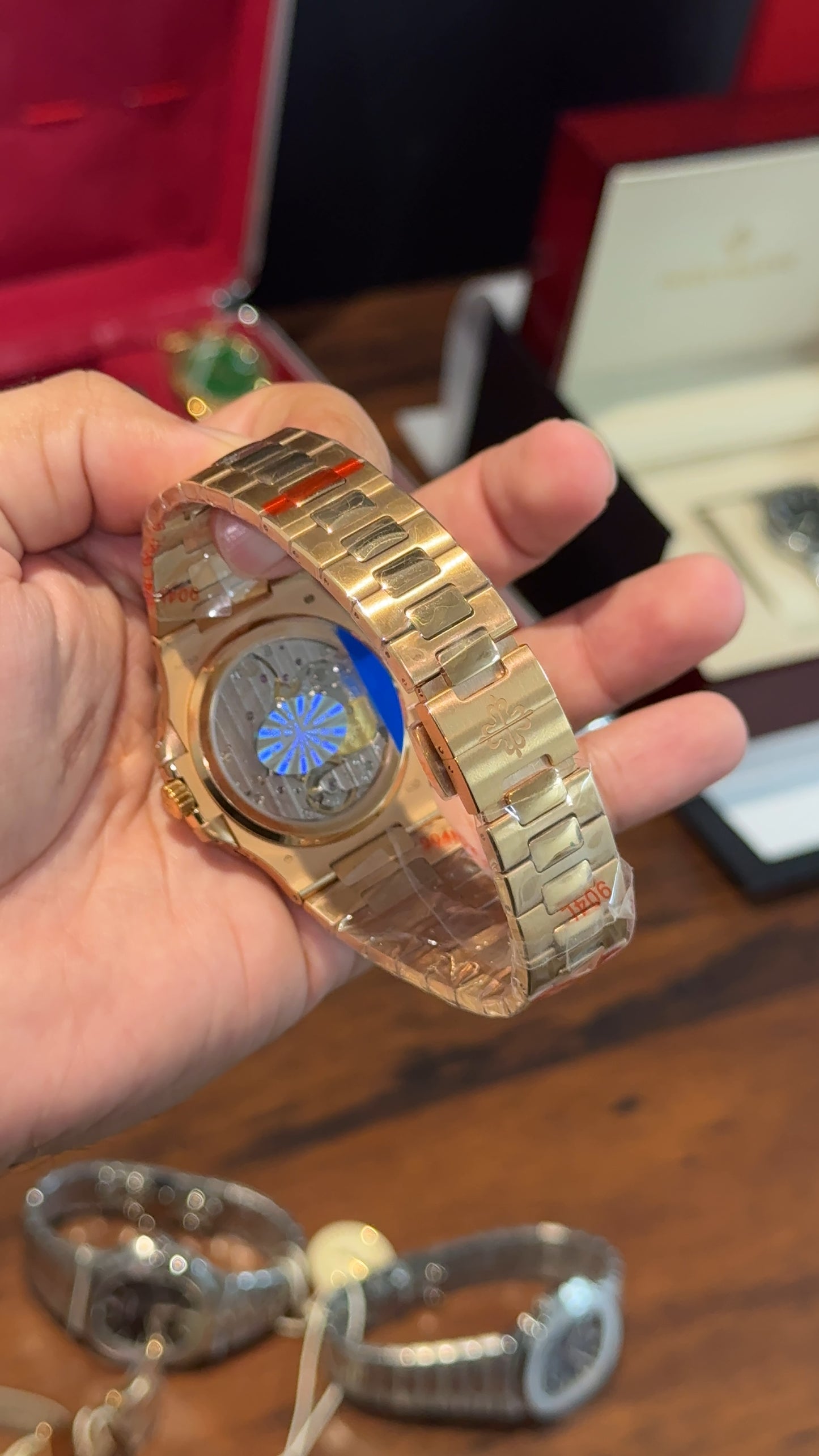 Premium Patek | Gold Chain | Chrono | Grey Dial