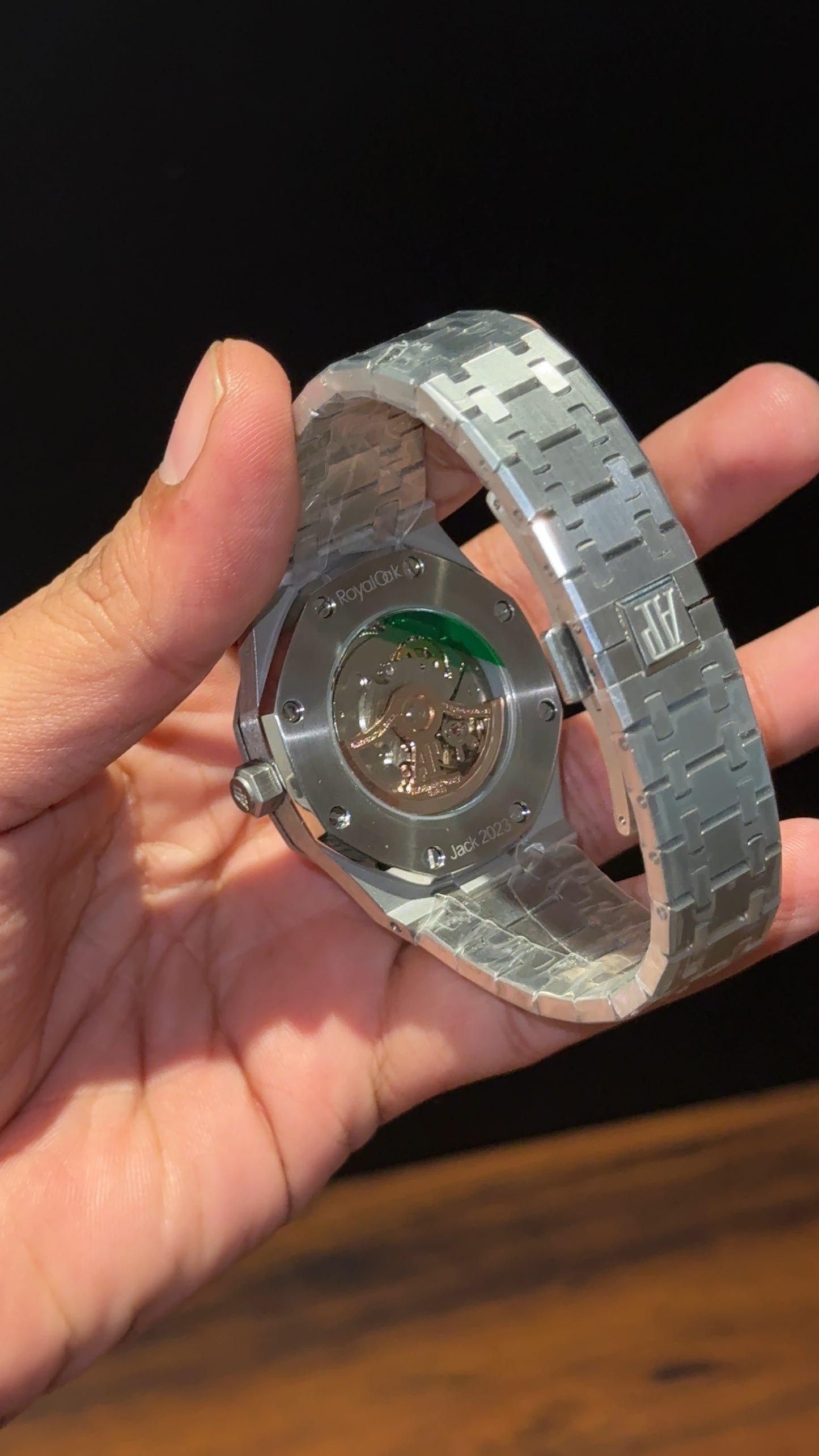 AP Auto | Silver Chain | Gradient Blue Dial