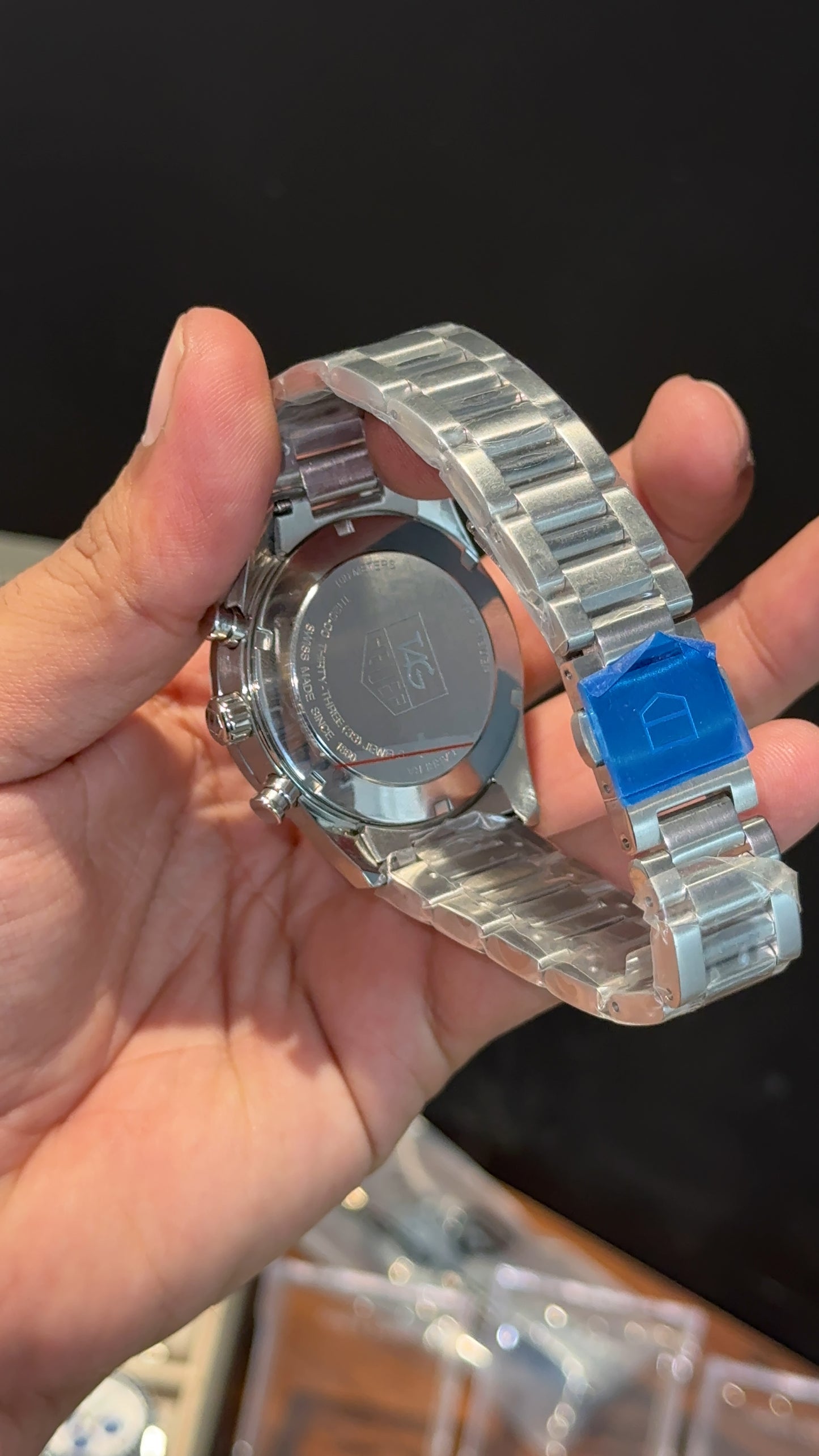 Tag Carrera | Silver Chain | Chrono | Green Dial