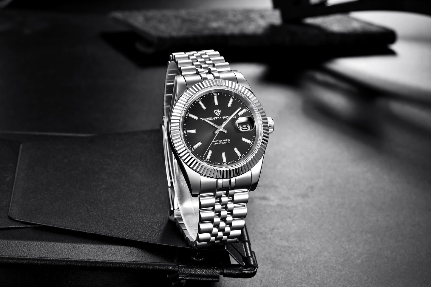 Twenty Four TF-2465 DateJust | Silver Black