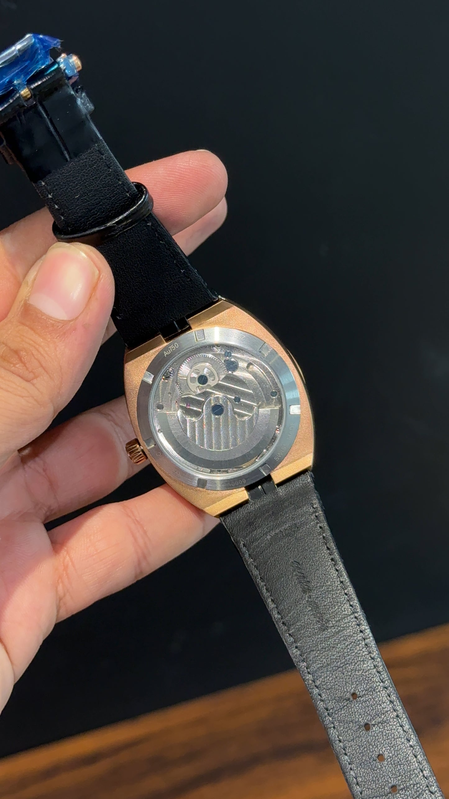 Vacheron Constantin | Rose | Black Leather Strap | Pendulum | White Dial