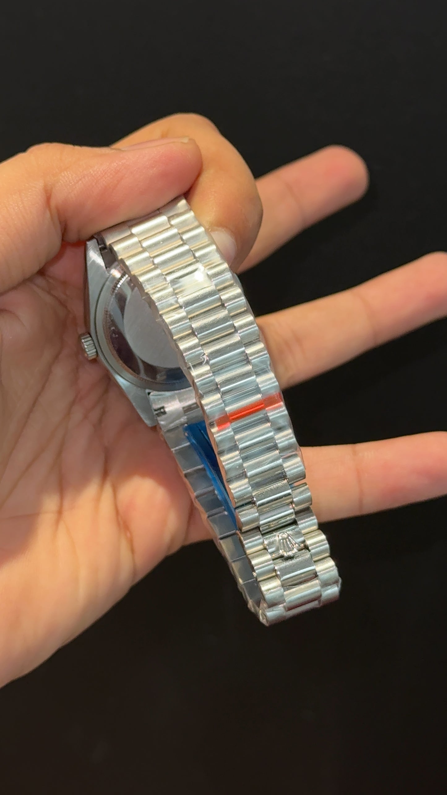 Datejust | 36mm | Silver President Chain | Blue Dial