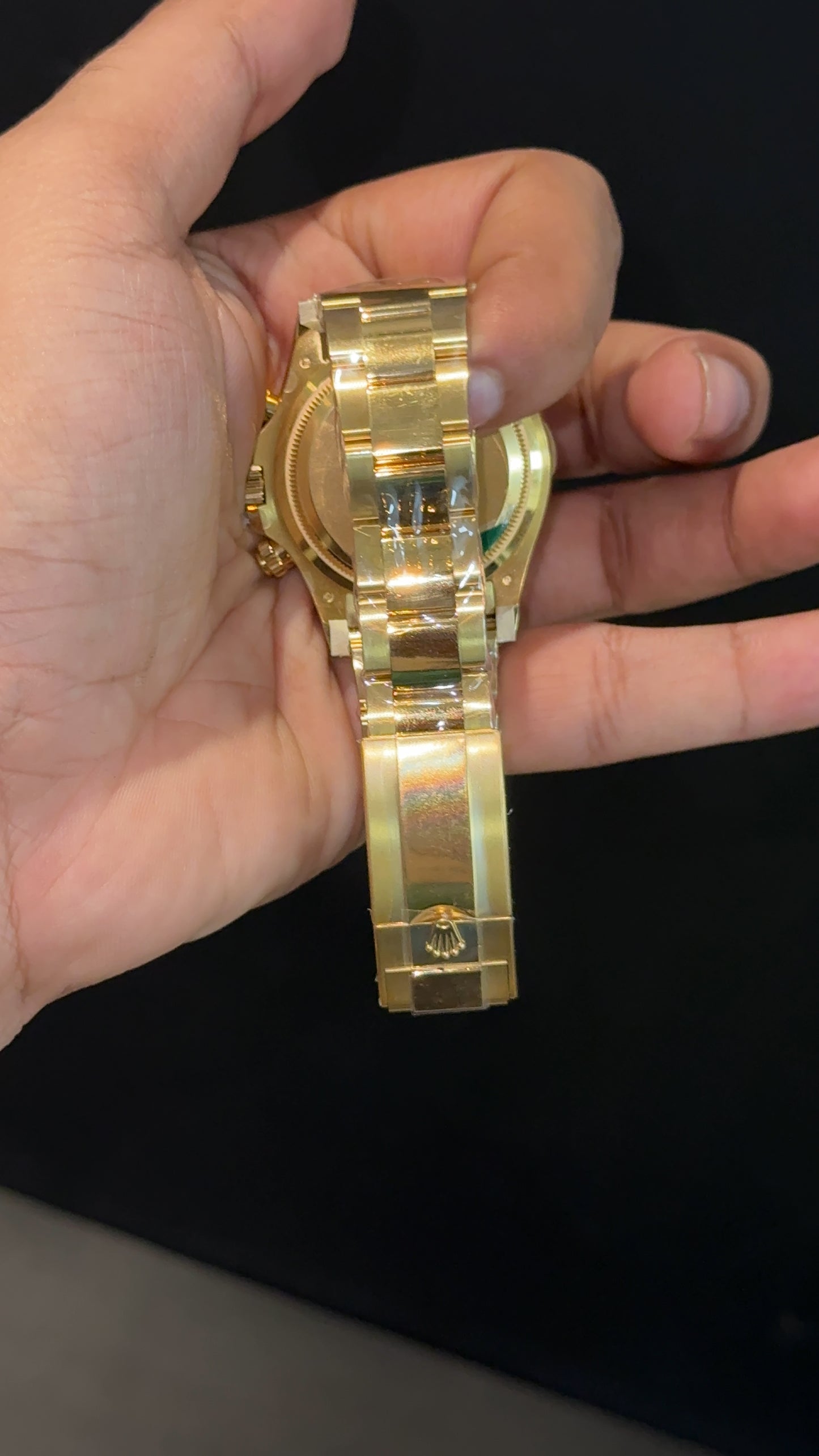 Premium Daytona John Mayer | Gold Chain | Chrono | Green Dial