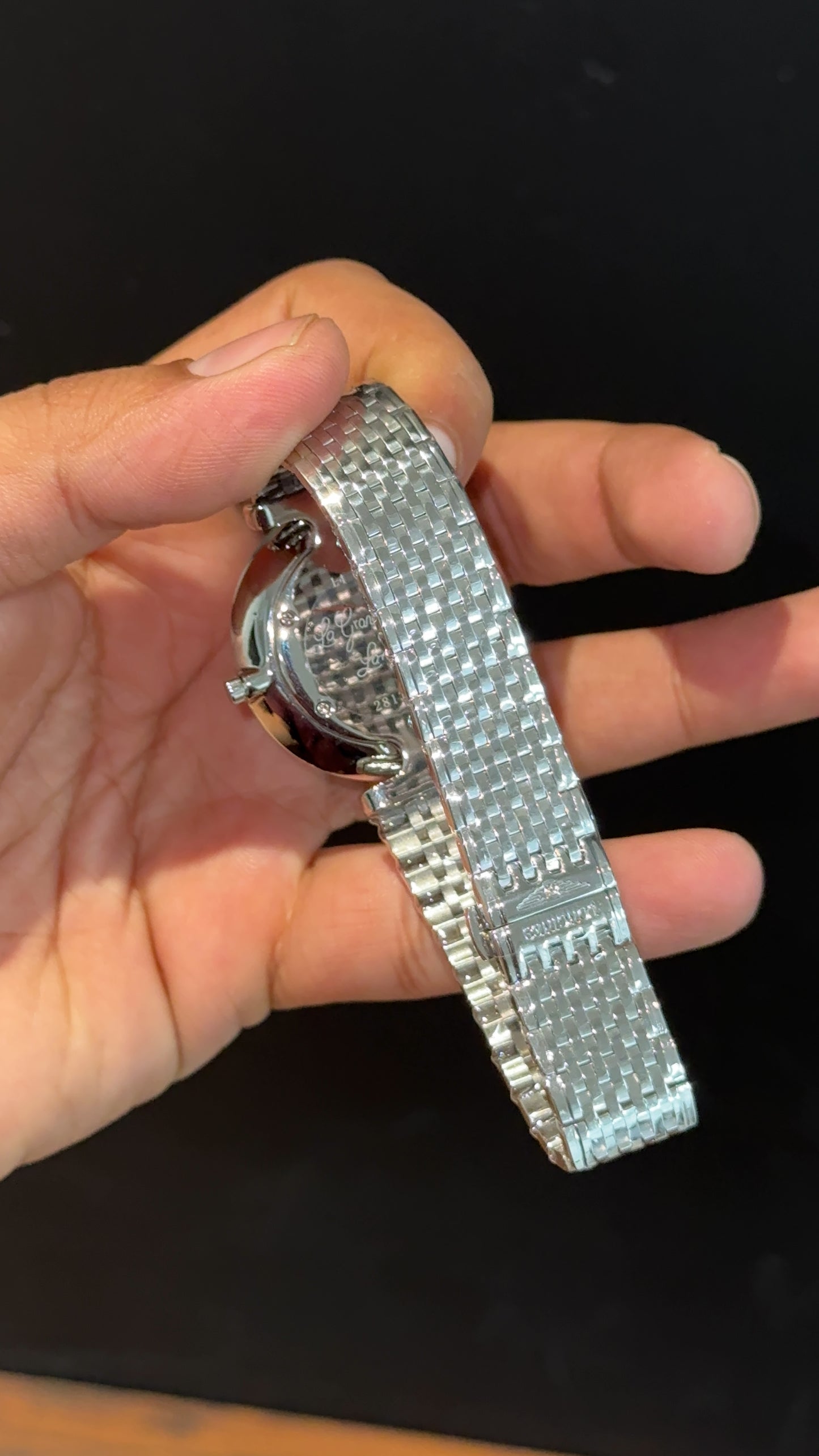 Longines | Silver Chain | Black Plain Dial - twentyfour