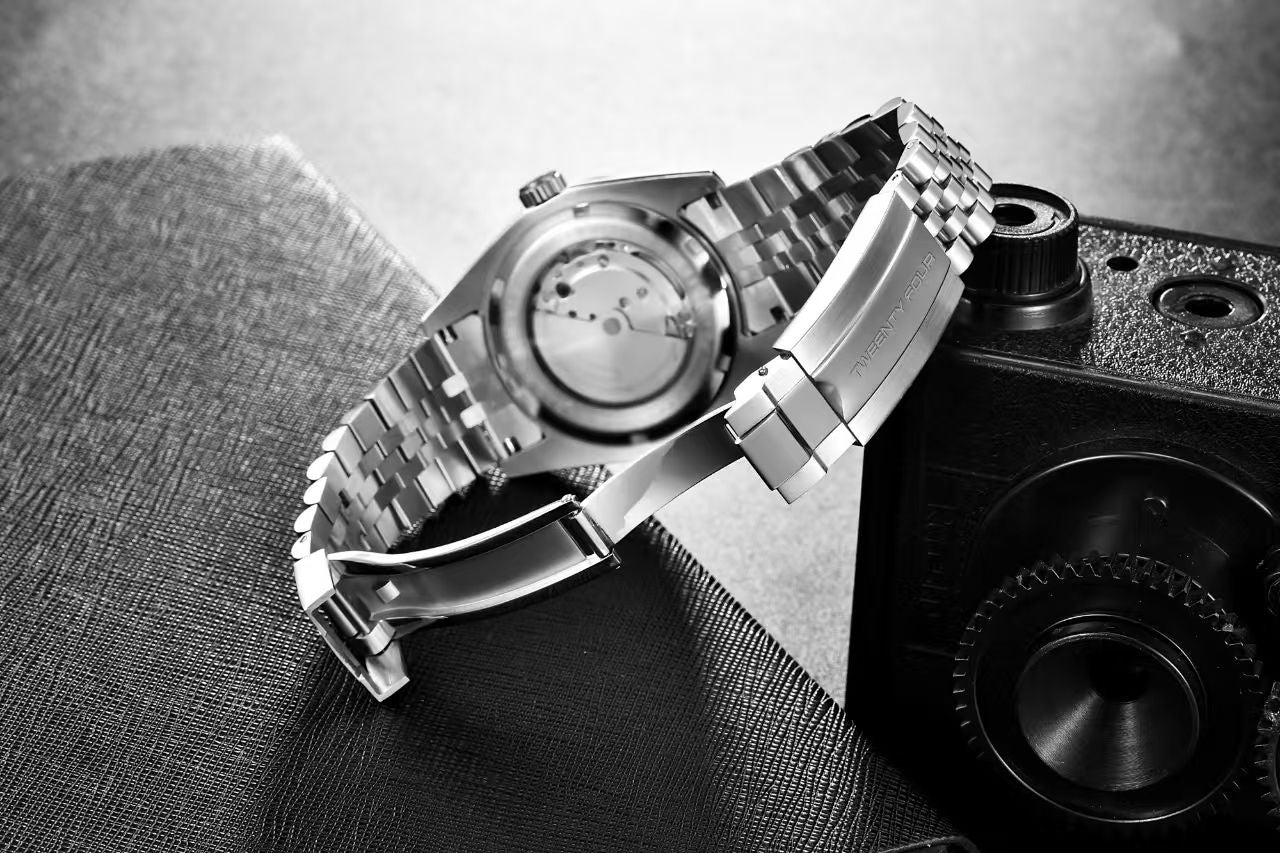 Twenty Four TF-2465 Datejust | Silver Green