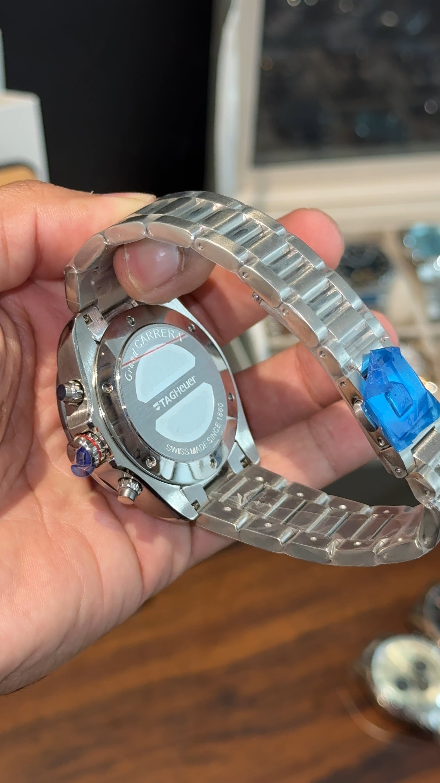 Tag Carrera | Calibre 17 | Silver Chain | Chrono | Black Dial