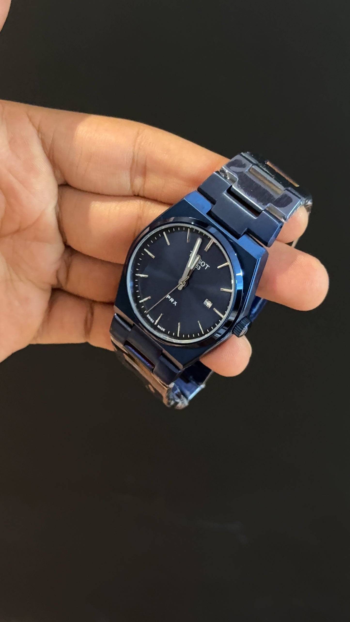 Tissot Prx | Blue Chain | Blue Plain Dial