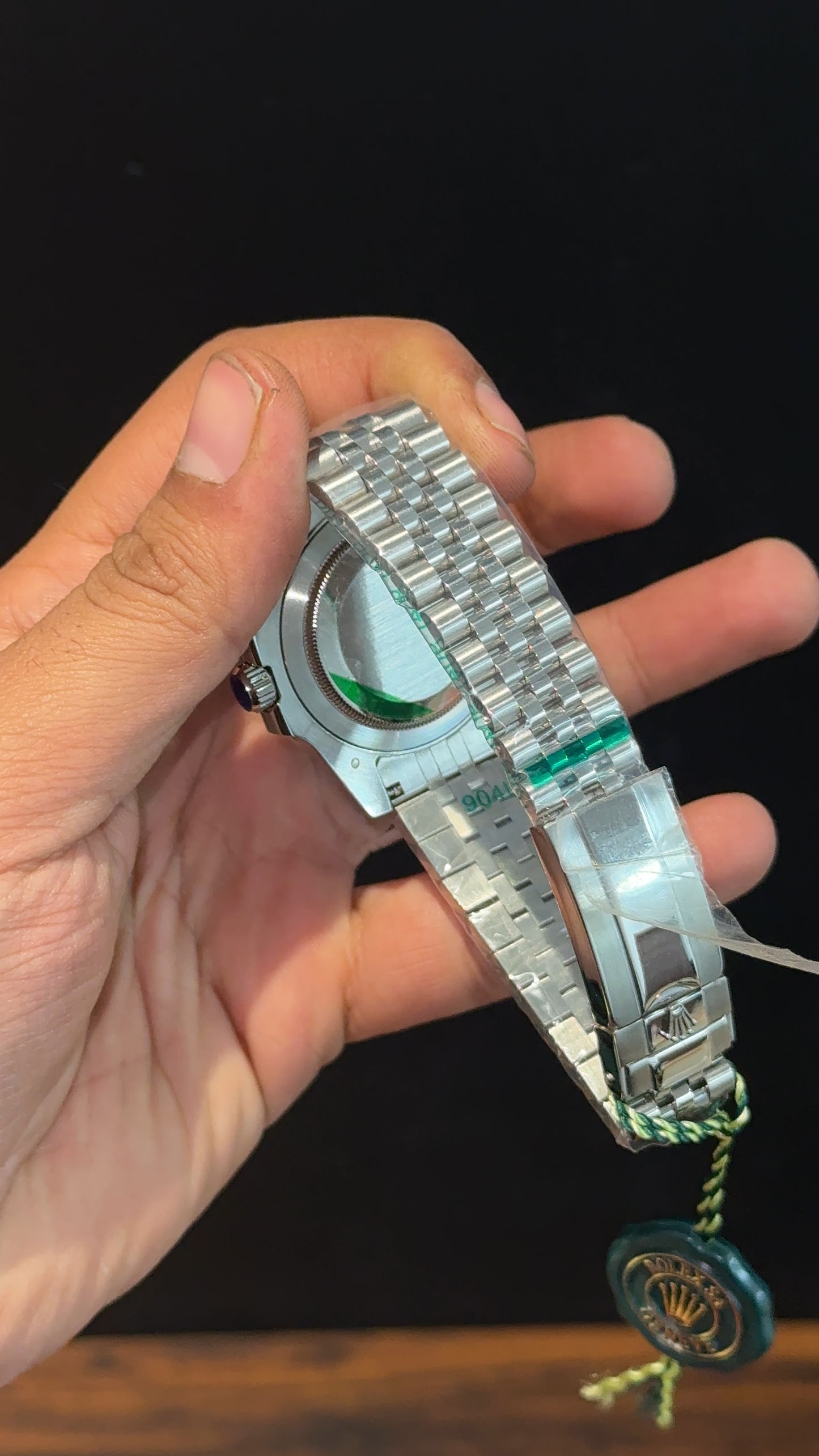 GMT Bruce Wayne | Silver Chain | Black Dial