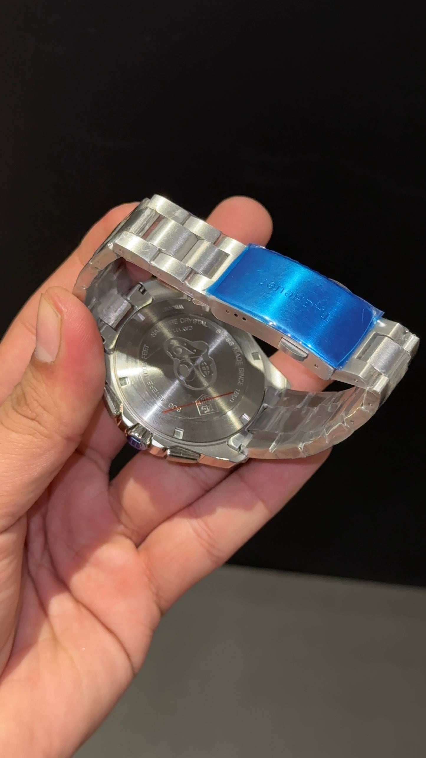 Tag AquaRacer | Silver Chain | Chrono | Green Dial