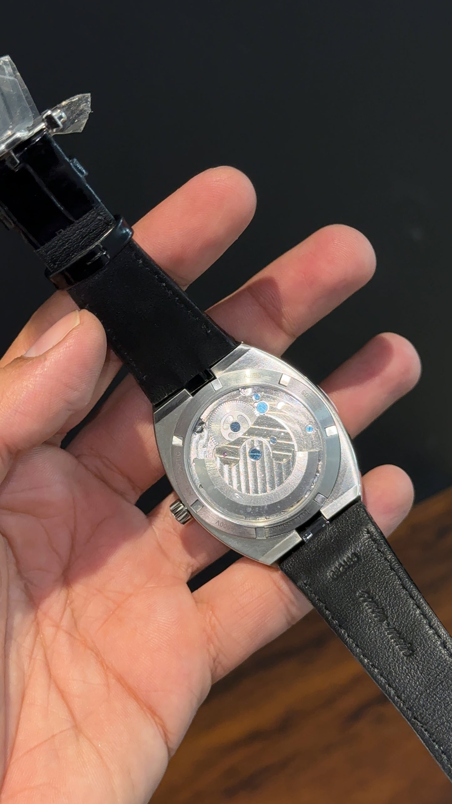 Vacheron Constantin | Black Leather Strap | Pendulum | Green Dial