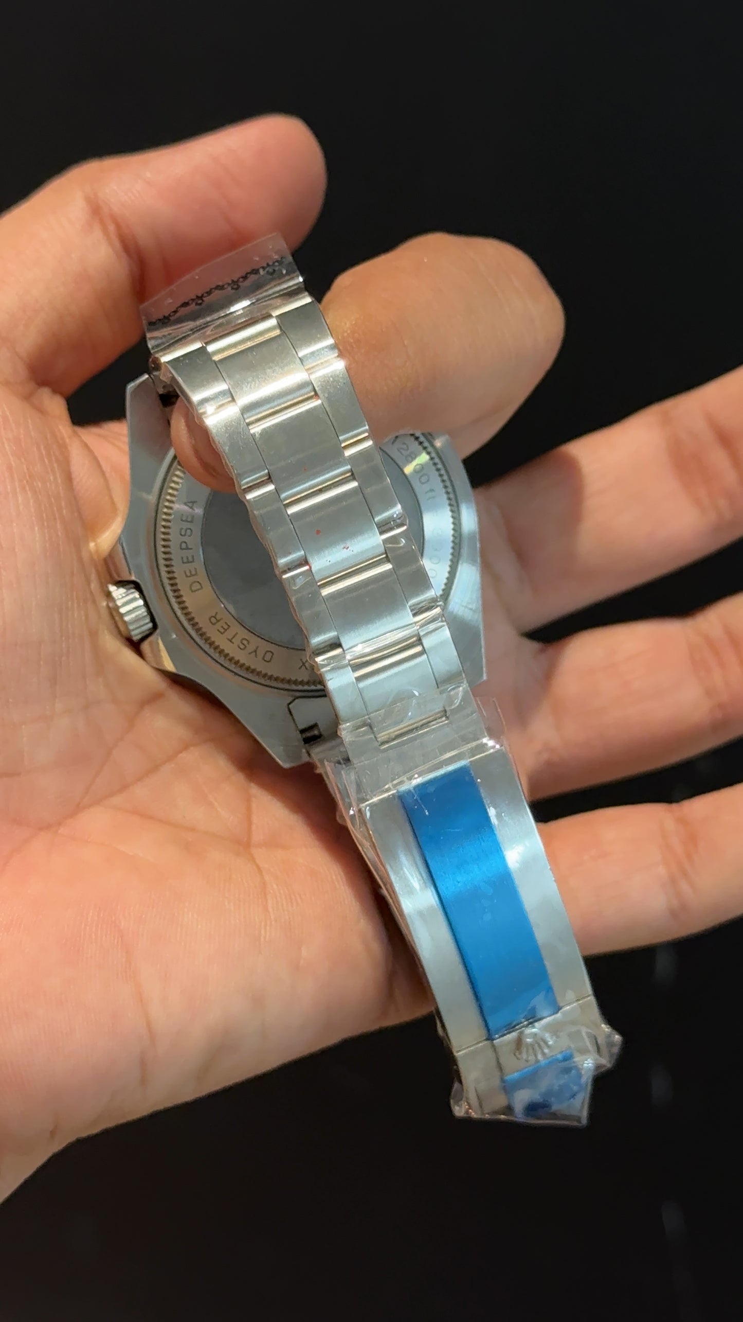 Sea Dweller | Silver Chain | shady Blue Black Dial