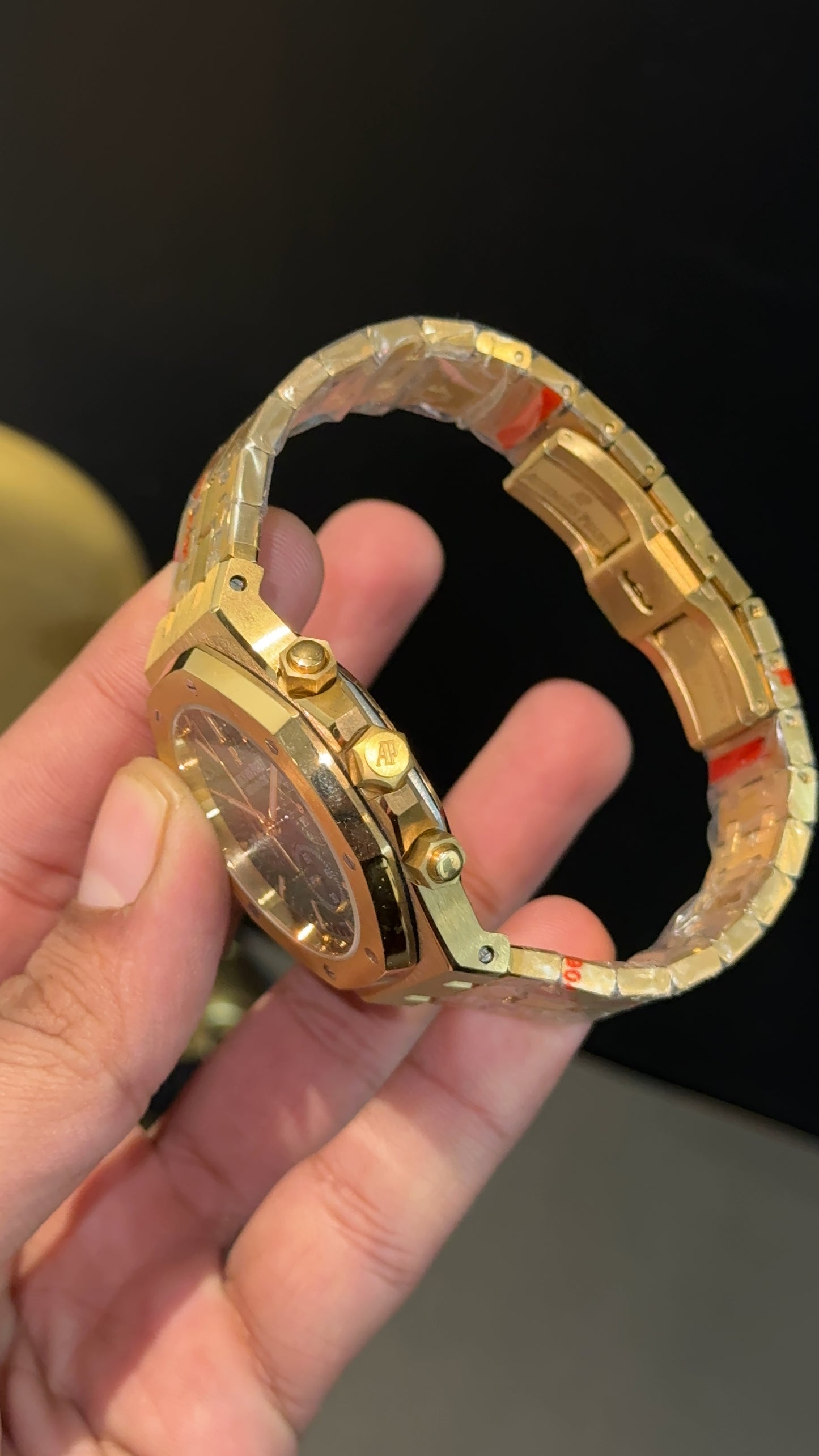 AP | Chrono | Gold Chain | Green Dial