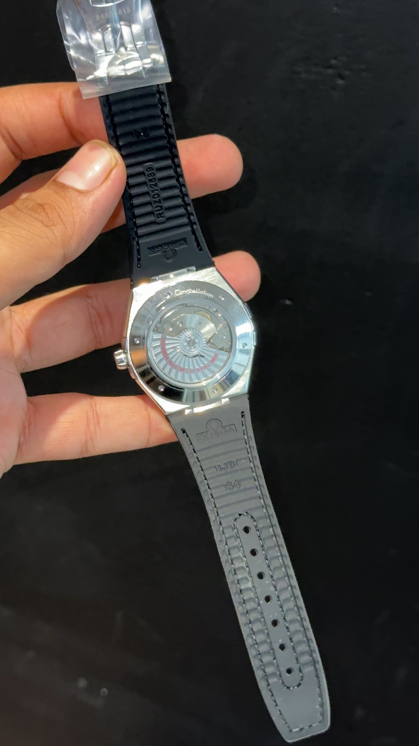 Omega Constellation | Silver Case | Black Strap | White Box Dial - twentyfour