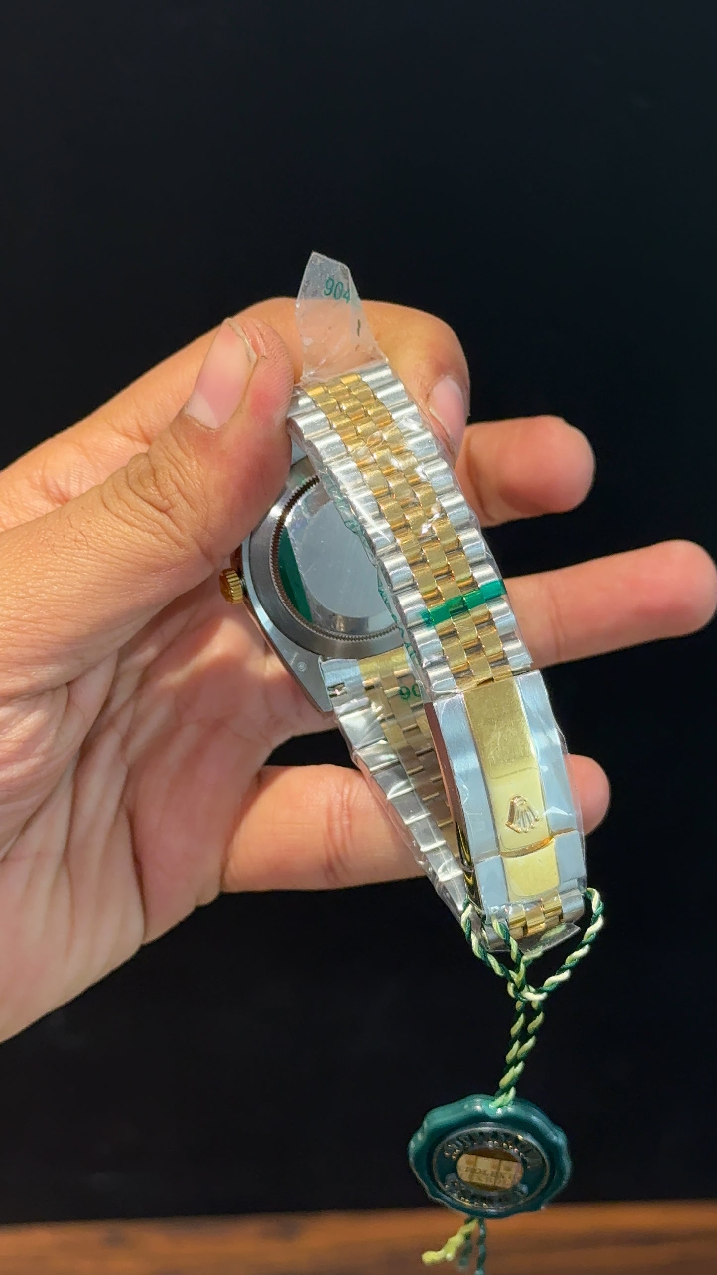 DateJust | Gold Two Tone | Black Dial