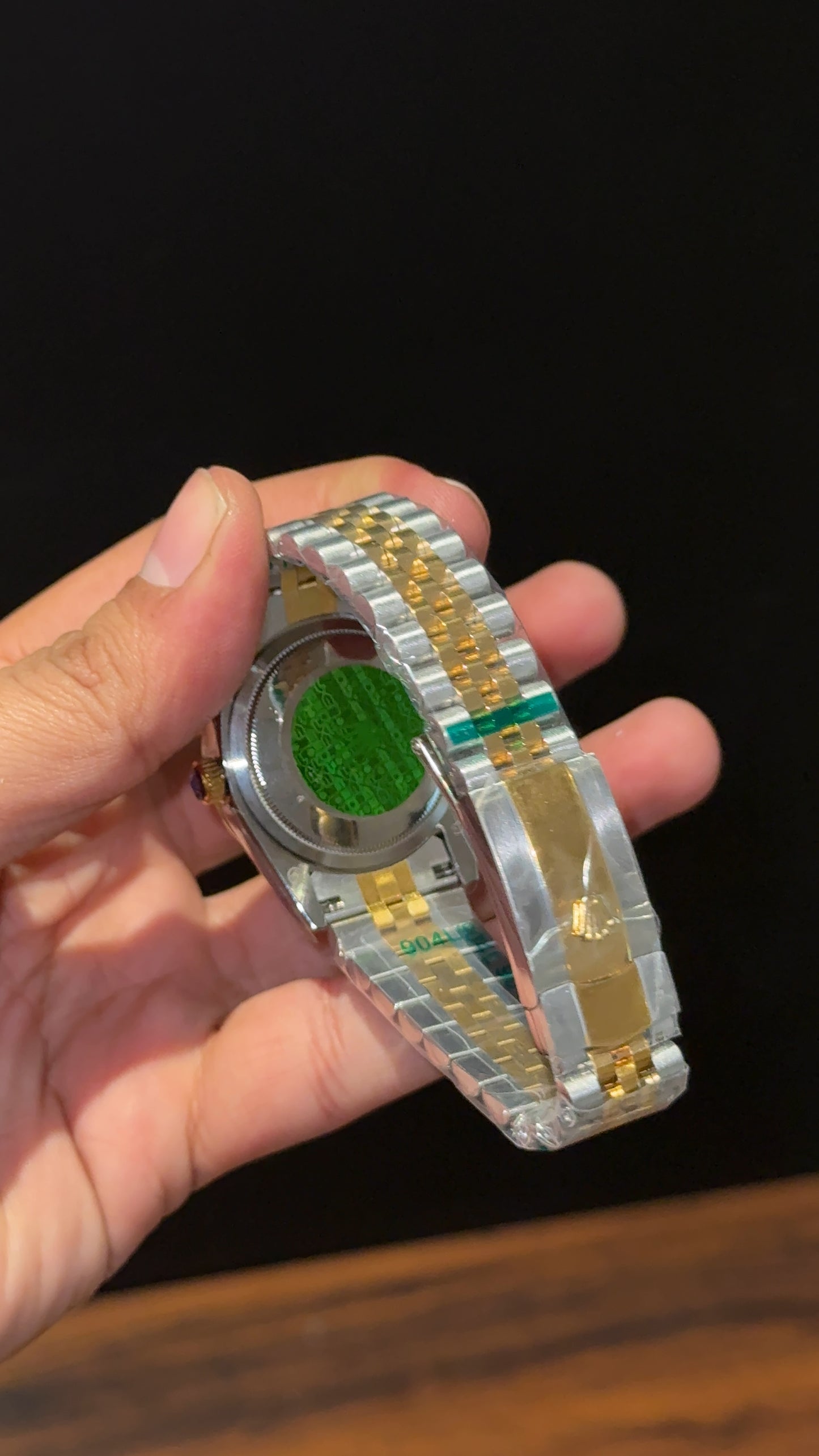 DateJust | 36mm | Gold Two Tone | Black Dial