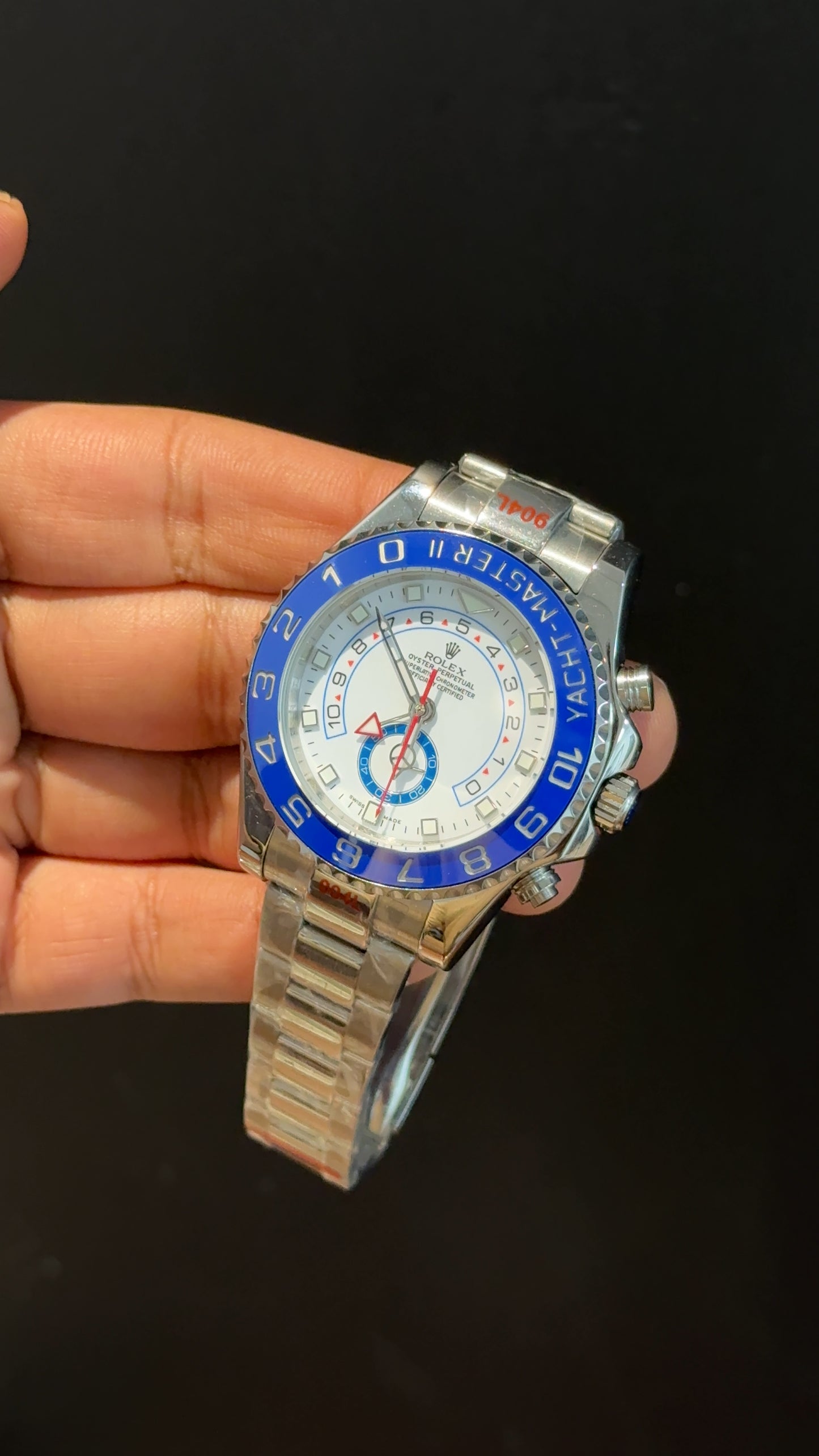 Yacht Master 2 | Silver Chain | White Dial