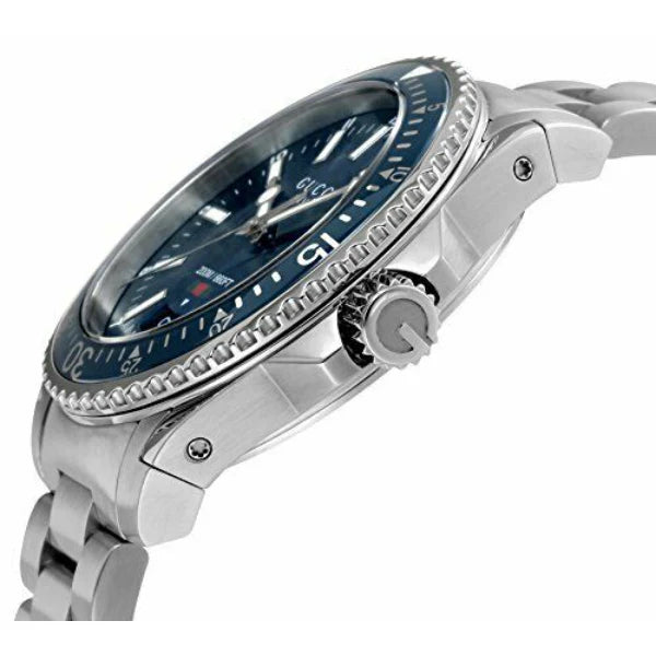 Gucci Men’s | Quartz Stainless Steel Blue Dial 40mm YA136311