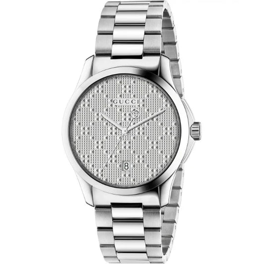 Gucci Unisex | Quartz Stainless Steel Silver Dial 38mm  YA126459