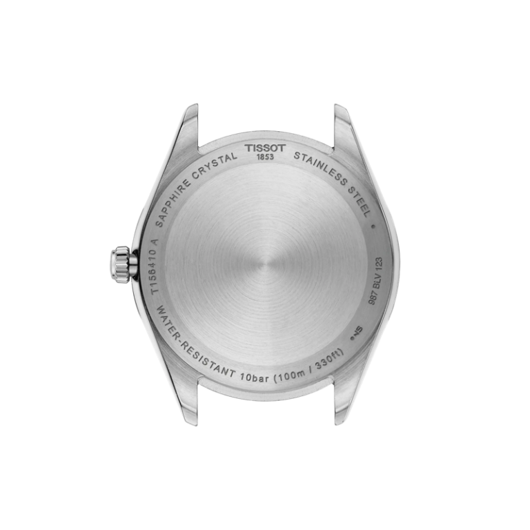 TISSOT Men’s Quartz Swiss Made Silver Stainless Steel Green Dial 40mm Watch T156.410.11.091.00