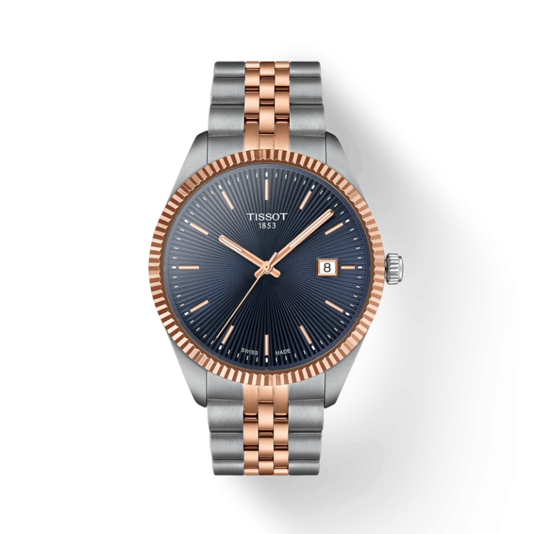 TISSOT Men’s Quartz Swiss Made Two-tone Stainless Steel Blue Dial 40mm Watch T156.410.22.041.00