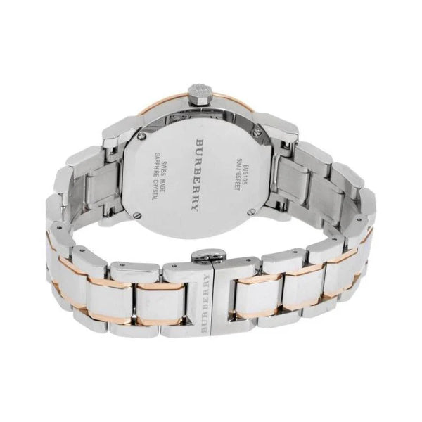 Burberry Women’s | Stainless Steel Two Tone Silver Dial 34mm BU9105