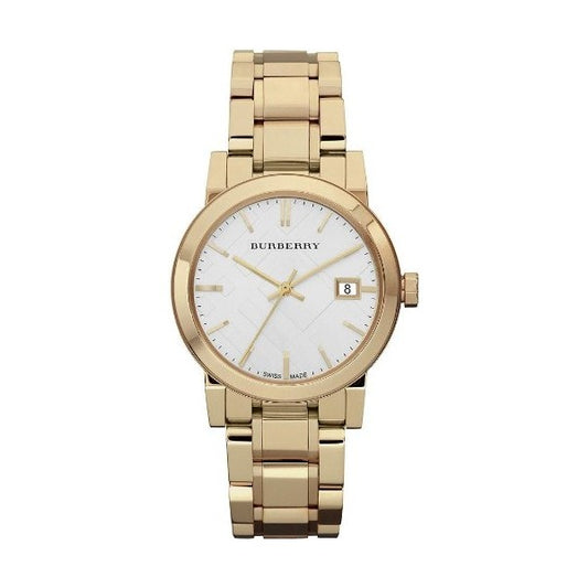 Burberry Women’s White Dial Gold-tone 34mm – BU-9103