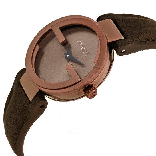 Gucci Women’s | Quartz Leather Strap Brown Dial 29mm YA133504