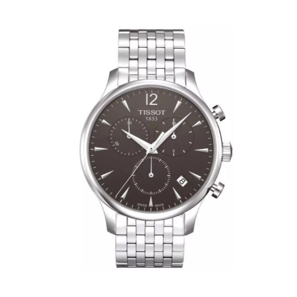 TISSOT Men’s Quartz Swiss Made Stainless Steel Black Dial 42mm Watch T063.617.11.057.00