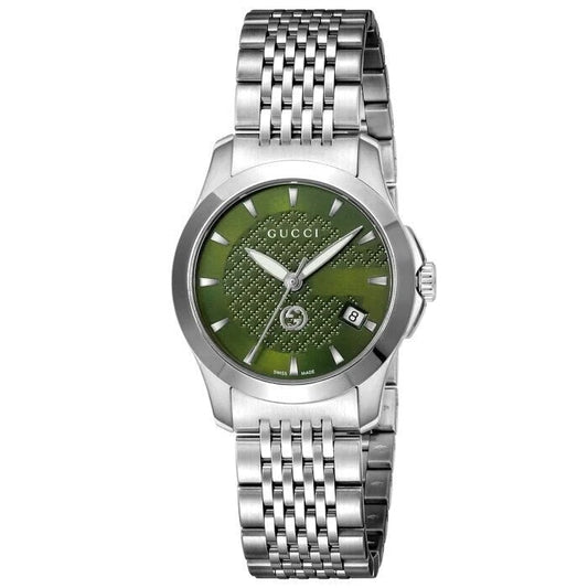 Gucci Women’s | Quartz Stainless Steel Green Dial 27mm YA1265008
