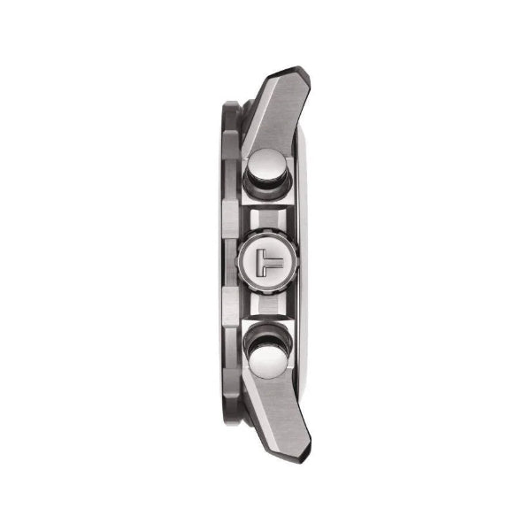TISSOT Men’s Quartz Swiss-Made Silver Stainless Steel Black Dial 45mm Watch T125.617.11.051.00