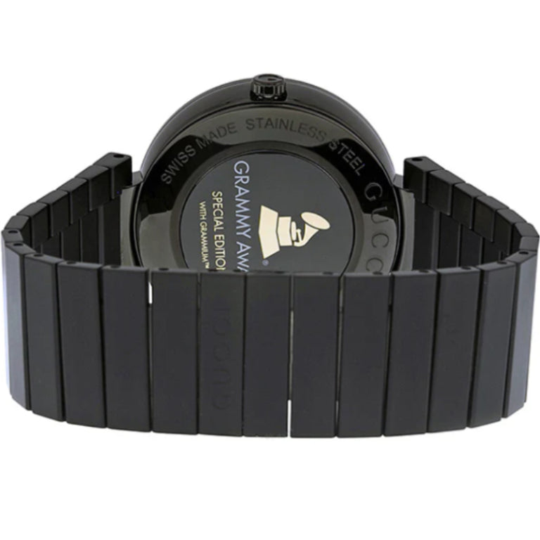 Gucci Men’s | Quartz Black Stainless Steel Gold Dial 42mm YA133209