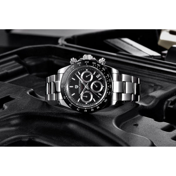 Pagani Design PD 1644 | Daytona Silver Black Dial