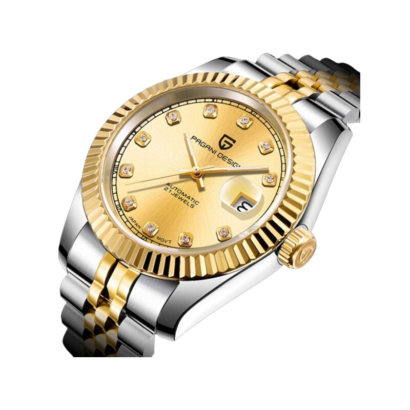Pagani Design PD-1645 | Datejust Gold Two tone Diamond