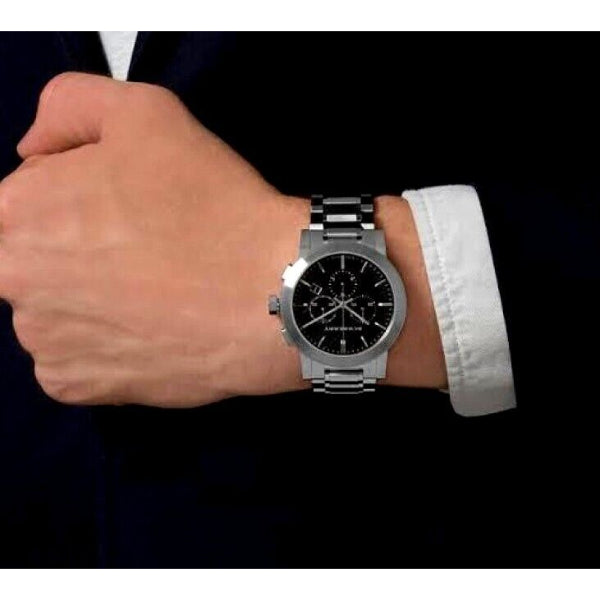 Burberry Men’s | Stainless Steel Black Dial 42mm Watch BU9351