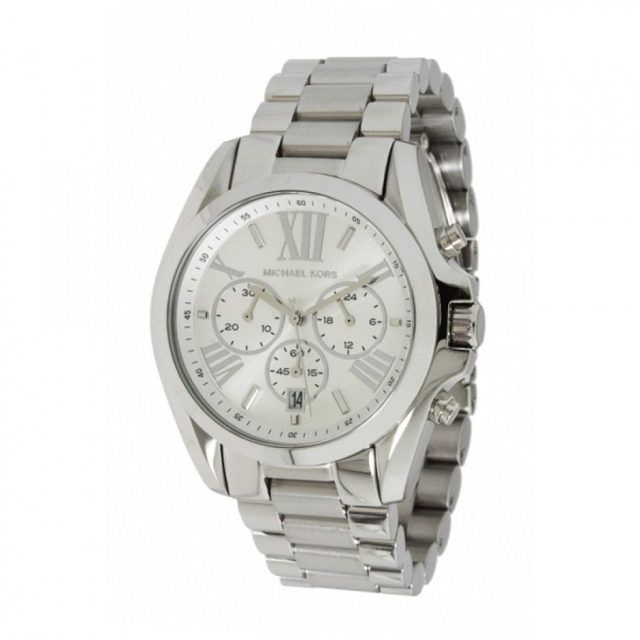 Michael Kors Men’s | Chronograph Quartz Stainless Steel Silver | Dial 42mm Watch MK 5535
