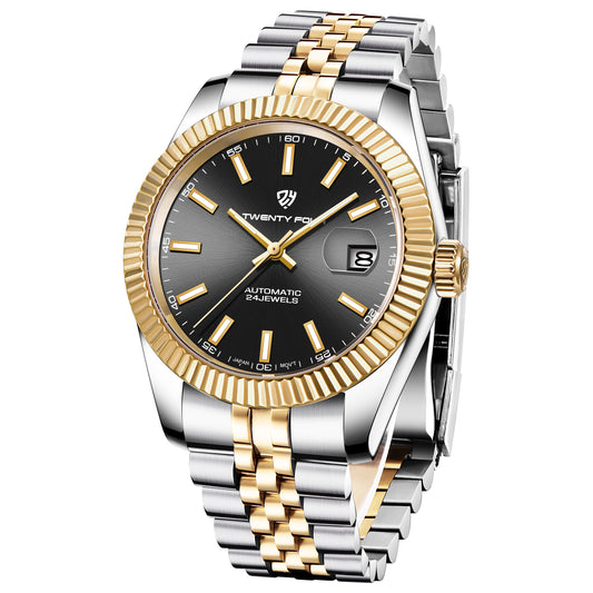 Twenty Four TF-2465 DateJust | Gold Two tone | Black Dial
