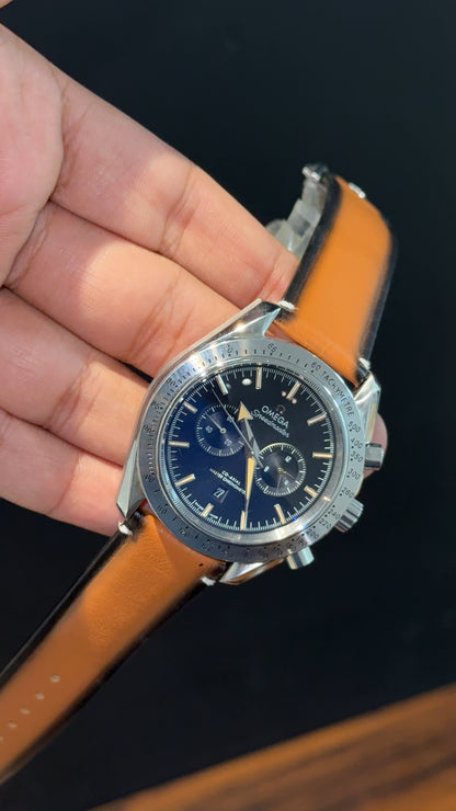 Speedmaster | Camel Black Strap | Chrono | Black Dial - twentyfour