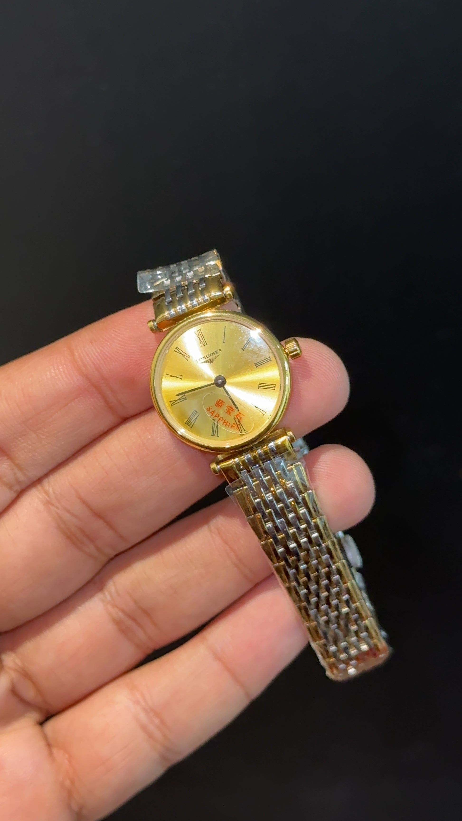 Longines | Woman | Gold Two Tone | Gold Plain Dial - twentyfour