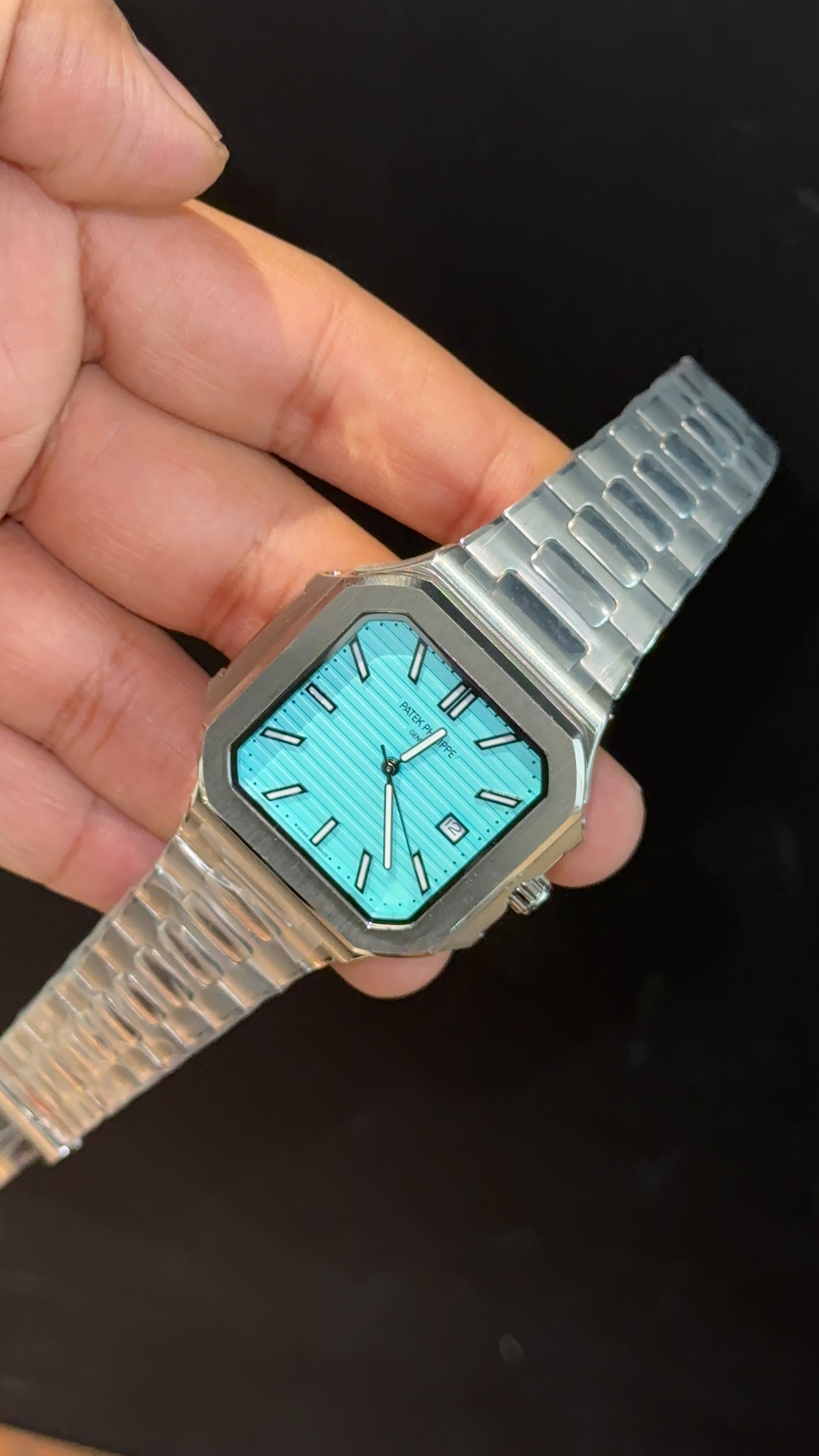Pp Auto | Cubitus | Silver Chain | Tiffany Dial - twentyfour