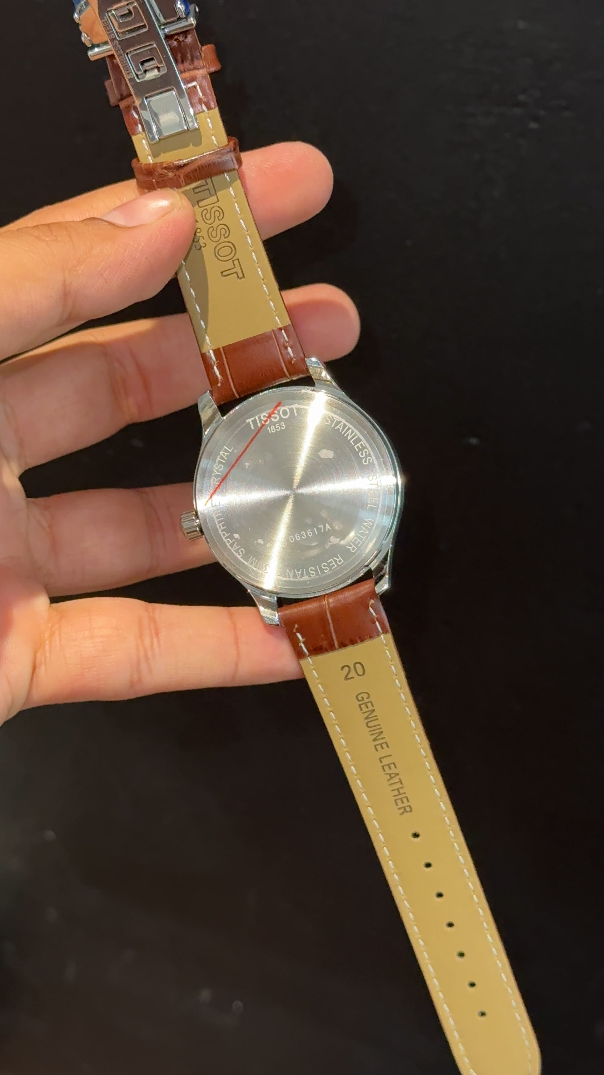 Tissot 1853 | Silver Case | Brown Leather Strap | White Classic Dial - twentyfour