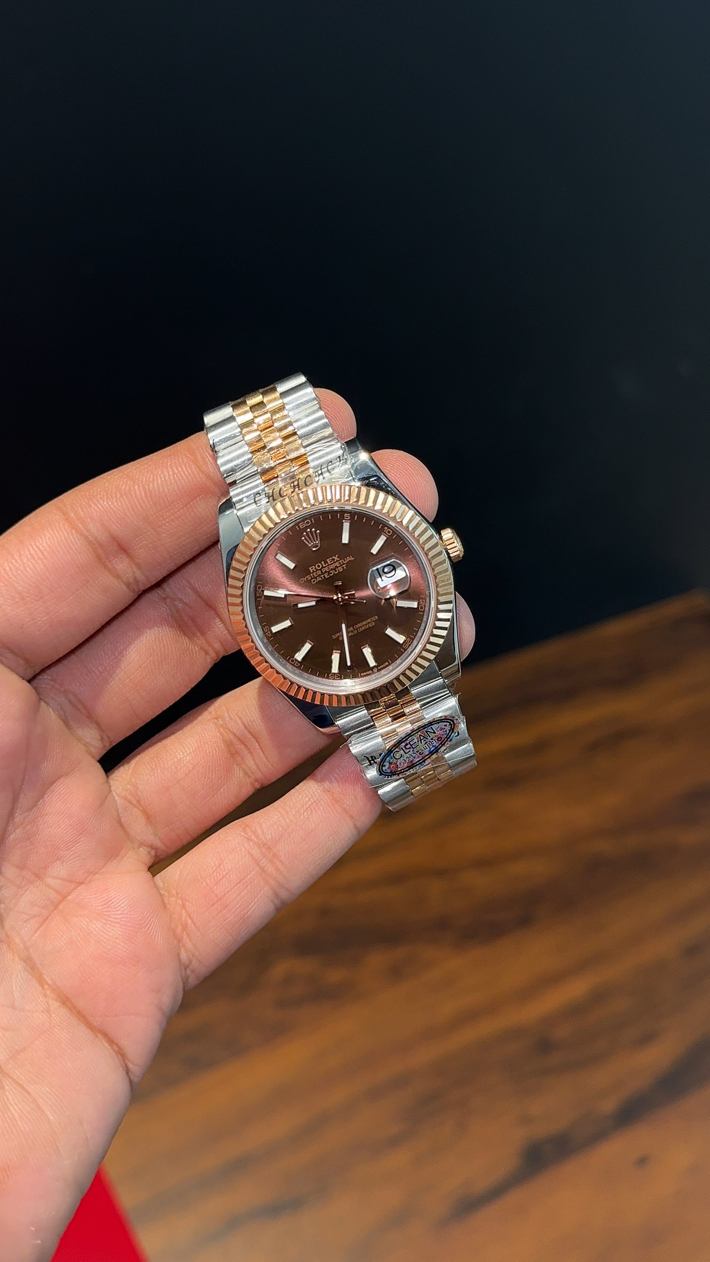 Premium Datejust | Rose Two Tone | Choco Dial