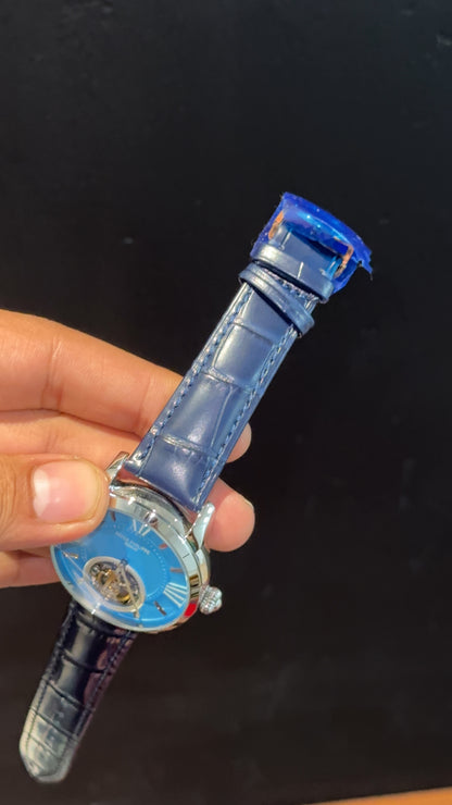 Pp Auto | Pendulum | Silver | Blue Strap | Tiffany Dial