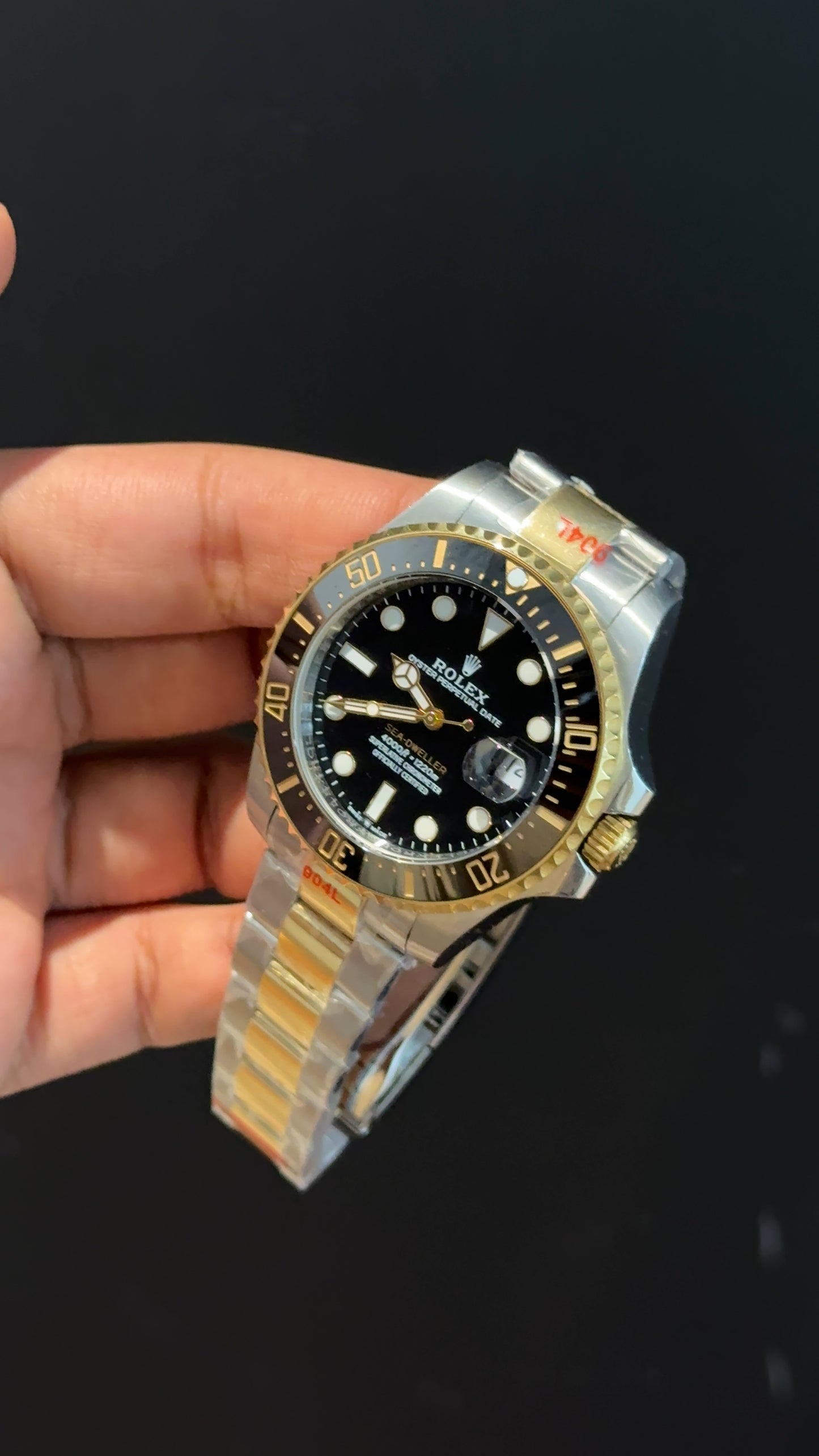 Sea Dweller | Gold Two Tone | Black Dial