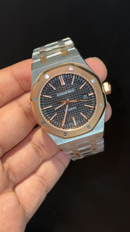 AP | Auto | Rose Two Tone | Blue Box Dial