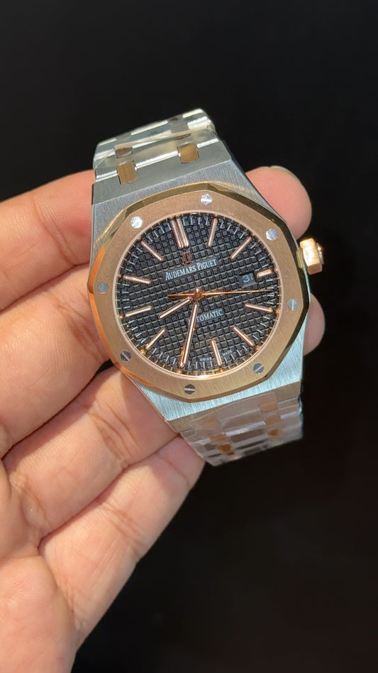AP | Auto | Rose Two Tone | Blue Box Dial