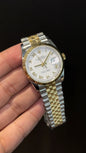 Premium DateJust | 36mm | Gold Two Tone | White Index Dial