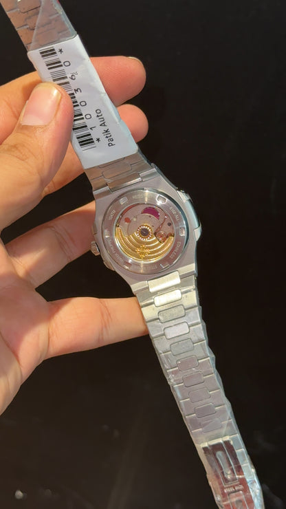 PP Auto | Silver Chain | Shaddy Blue Dial