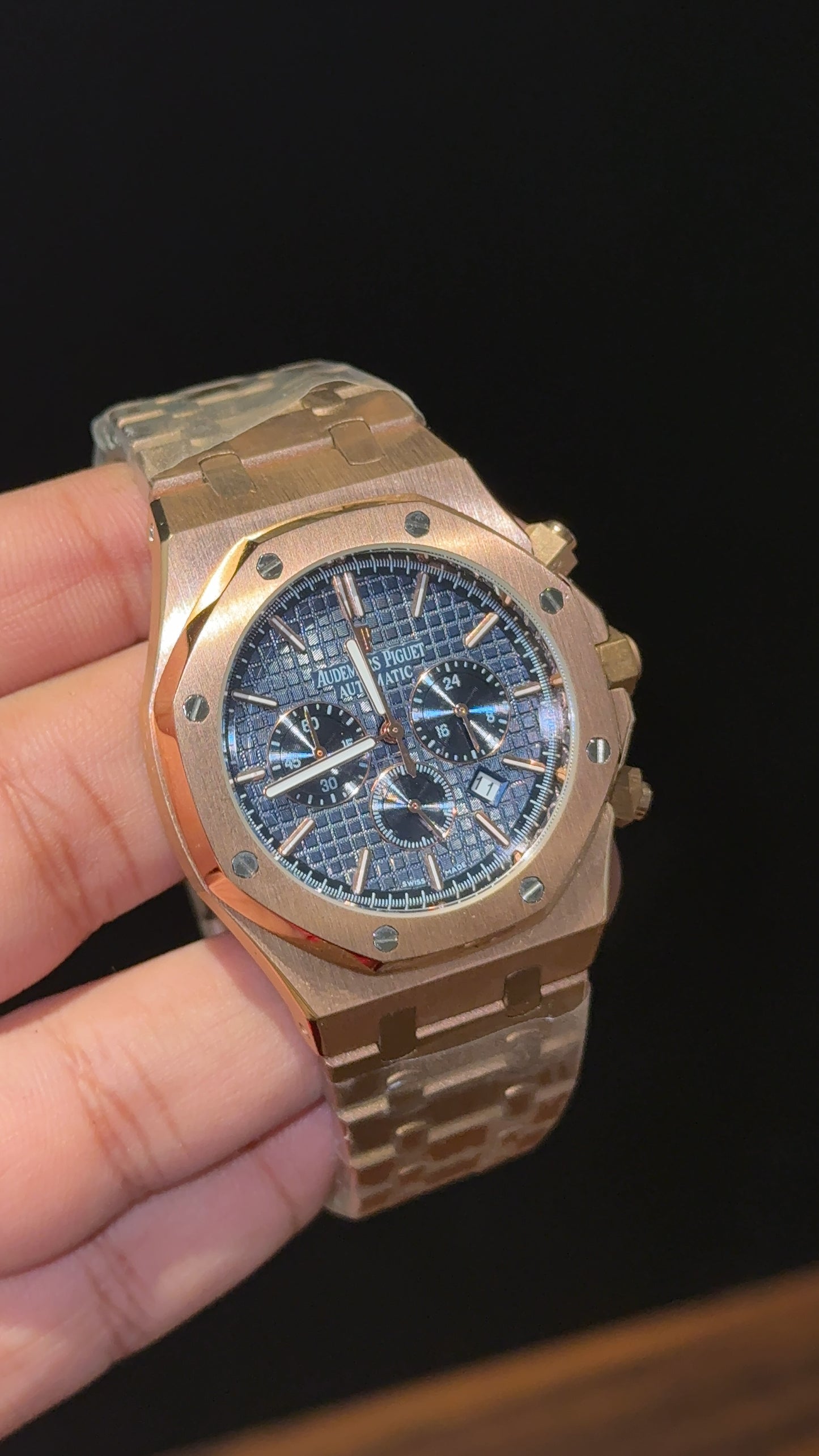 AP | Rose Chain | Chrono | Blue Box Dial